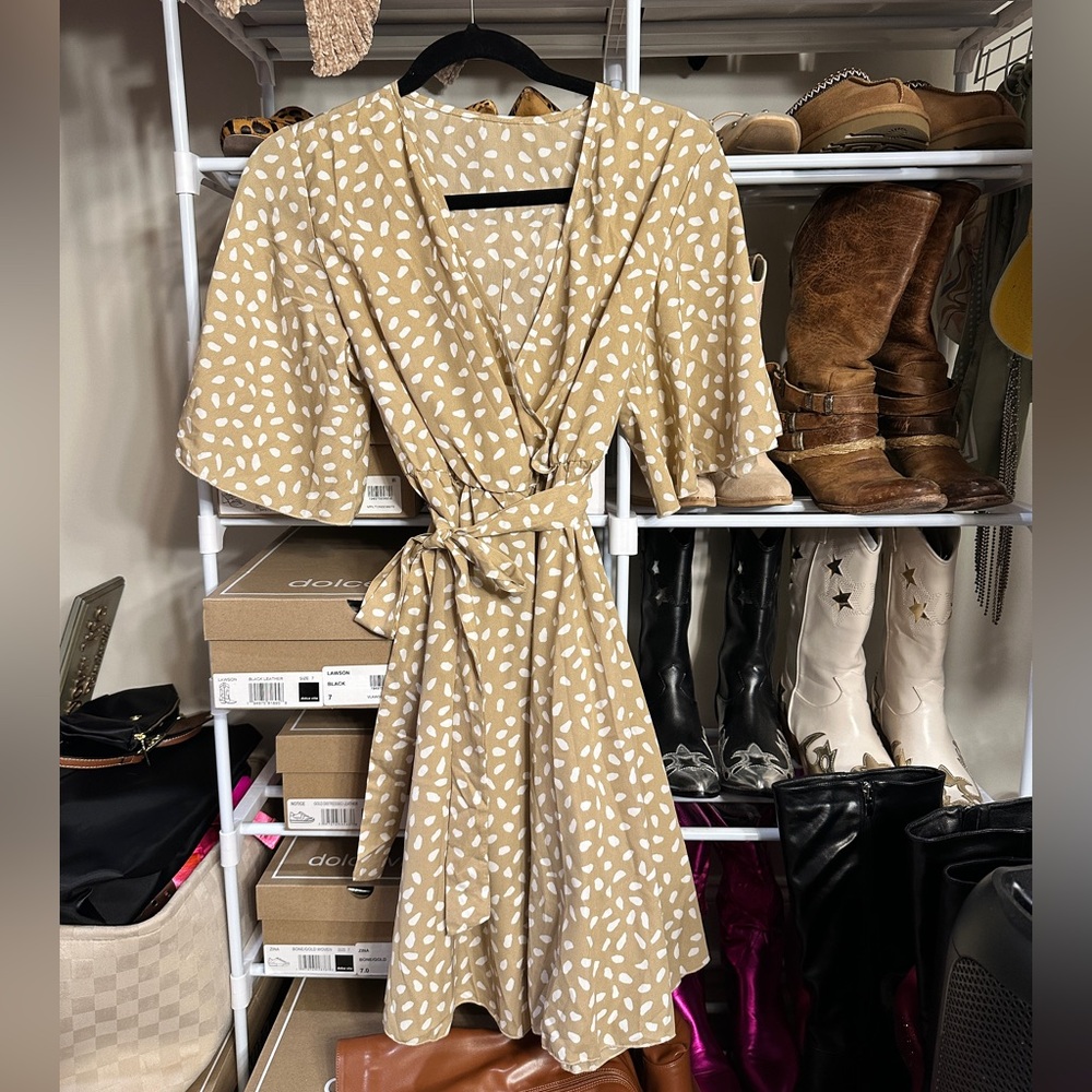 Beige Dress